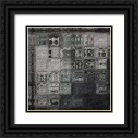 PORTICO Black Ornate Wood Framed Art Print with Double Matting by Greene, Taylor