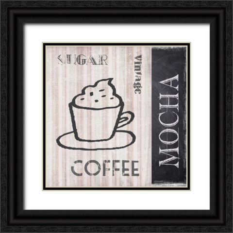 Mocha Black Ornate Wood Framed Art Print with Double Matting by Greene, Taylor