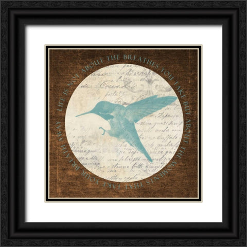 Life Bird 2 Black Ornate Wood Framed Art Print with Double Matting by Greene, Taylor