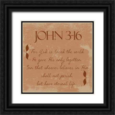 Shall Not Perish C3 Black Ornate Wood Framed Art Print with Double Matting by Greene, Taylor