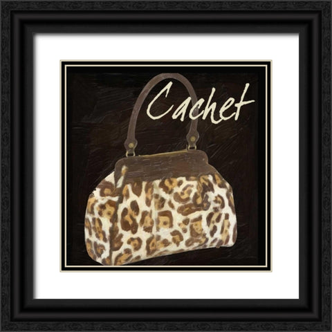 Cachet Skin Black Ornate Wood Framed Art Print with Double Matting by Greene, Taylor