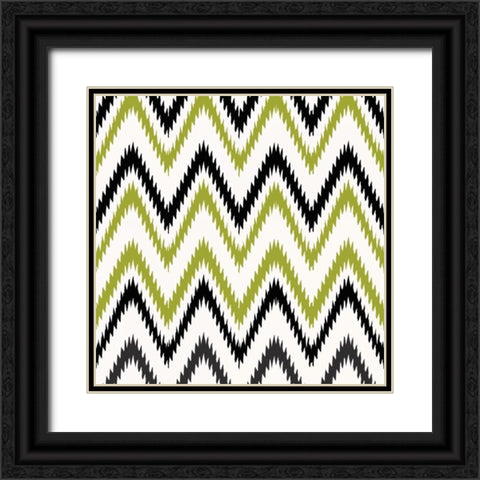 Lime Chevy  2 Black Ornate Wood Framed Art Print with Double Matting by Greene, Taylor