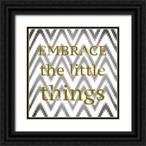 Embrace Black Ornate Wood Framed Art Print with Double Matting by Greene, Taylor