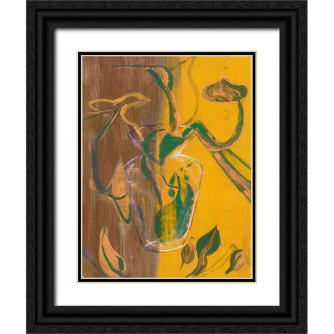 Prospect Black Ornate Wood Framed Art Print with Double Matting by Pazan, Tony