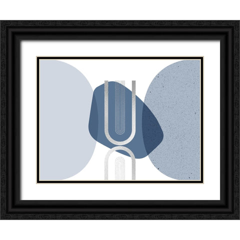 Mid Century Elegance 2 Black Ornate Wood Framed Art Print with Double Matting by Urban Epiphany