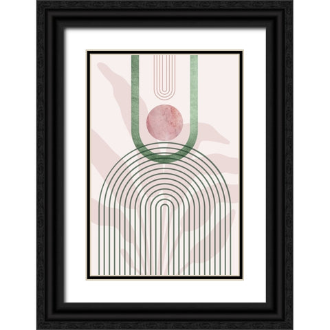 MidCentury Palm Springs 2 Black Ornate Wood Framed Art Print with Double Matting by Urban Epiphany