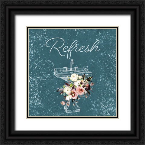 Refresh Black Ornate Wood Framed Art Print with Double Matting by Brown, Victoria
