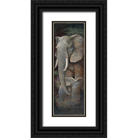 Protective Care Black Ornate Wood Framed Art Print with Double Matting by Manning, Ruane