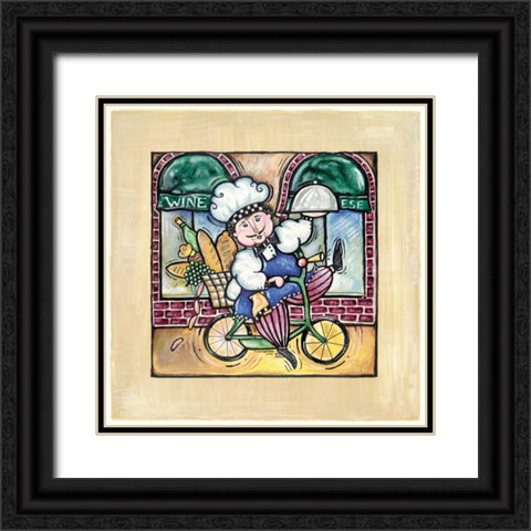 Special Delivery Black Ornate Wood Framed Art Print with Double Matting by Galaxy of Graphics