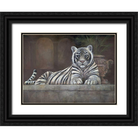 Royal Beauty Black Ornate Wood Framed Art Print with Double Matting by Manning, Ruane