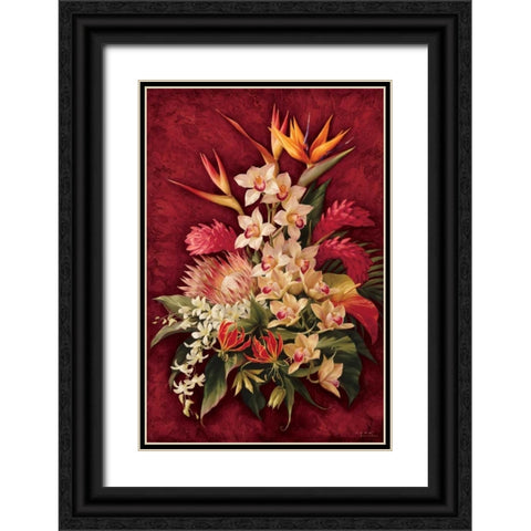 Rare Exoitcs II Black Ornate Wood Framed Art Print with Double Matting by Levashov, Igor