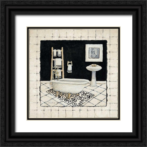 Pamper Me I Black Ornate Wood Framed Art Print with Double Matting by Olson, Charlene