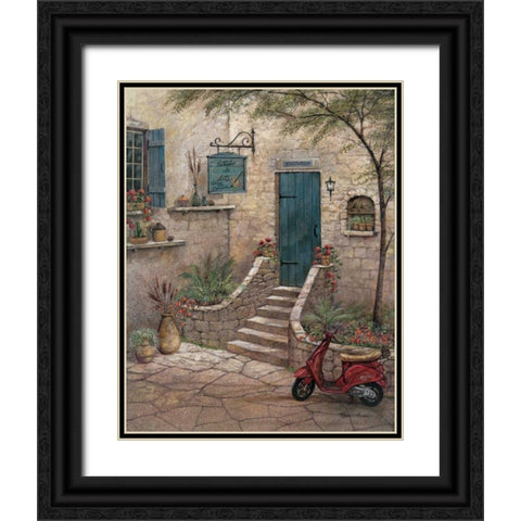 Estudio de Arte Black Ornate Wood Framed Art Print with Double Matting by Manning, Ruane