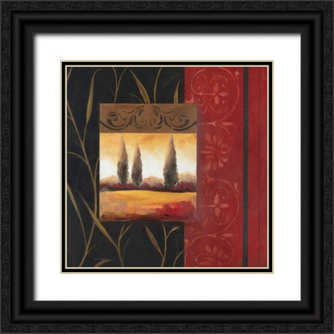 Before Dusk I Black Ornate Wood Framed Art Print with Double Matting by Robinson, Carol