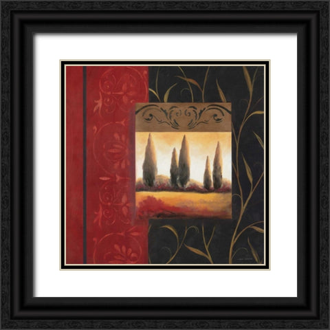 Before Dusk II Black Ornate Wood Framed Art Print with Double Matting by Robinson, Carol