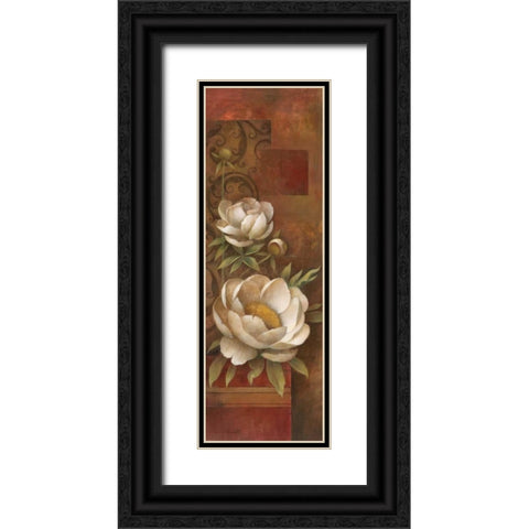Eloquence I Black Ornate Wood Framed Art Print with Double Matting by Vollherbst-Lane, Elaine