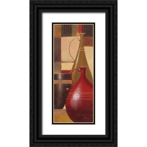 World Spice I Black Ornate Wood Framed Art Print with Double Matting by Curtis, Paul