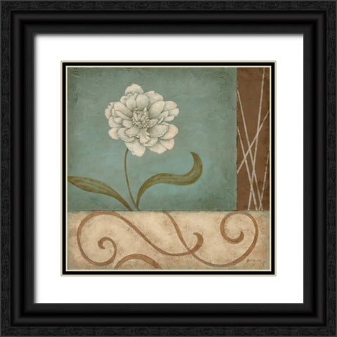 Softer Side I Black Ornate Wood Framed Art Print with Double Matting by Carroll, Jane