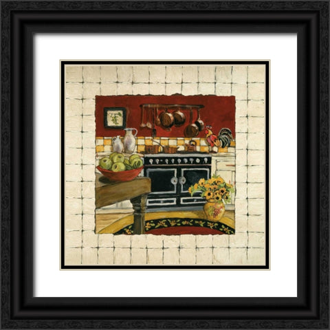 Cozy Cooking II Black Ornate Wood Framed Art Print with Double Matting by Olson, Charlene