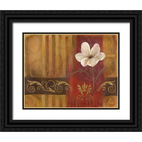 Golden Delight II Black Ornate Wood Framed Art Print with Double Matting by Robinson, Carol