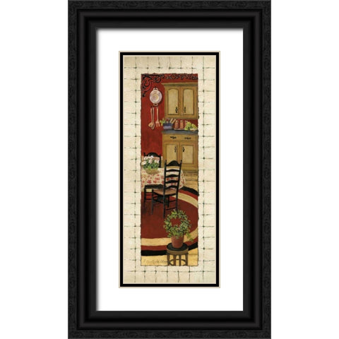 Warm and Inviting II Black Ornate Wood Framed Art Print with Double Matting by Olson, Charlene