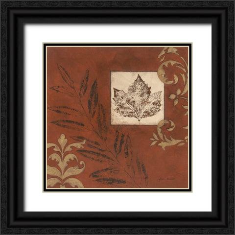 More Touches of Autumn II Black Ornate Wood Framed Art Print with Double Matting by Carroll, Jane