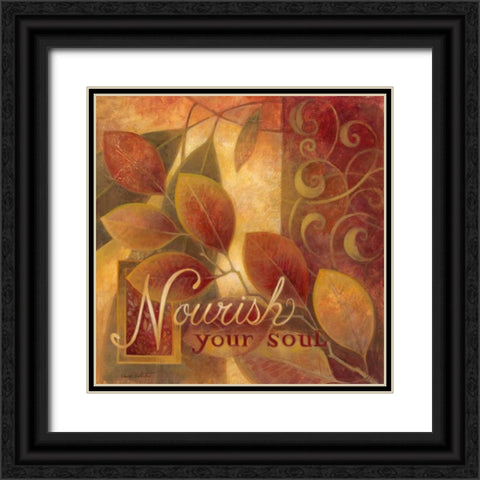 Nourish Black Ornate Wood Framed Art Print with Double Matting by Vollherbst-Lane, Elaine