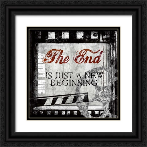 The End Black Ornate Wood Framed Art Print with Double Matting by Knutsen, Conrad