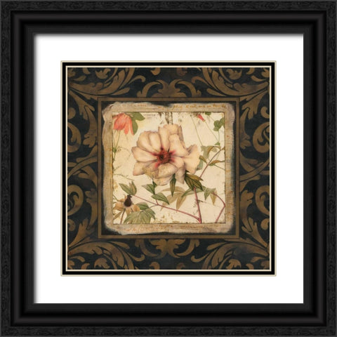 Tropical Botanique IV Black Ornate Wood Framed Art Print with Double Matting by Robinson, Carol
