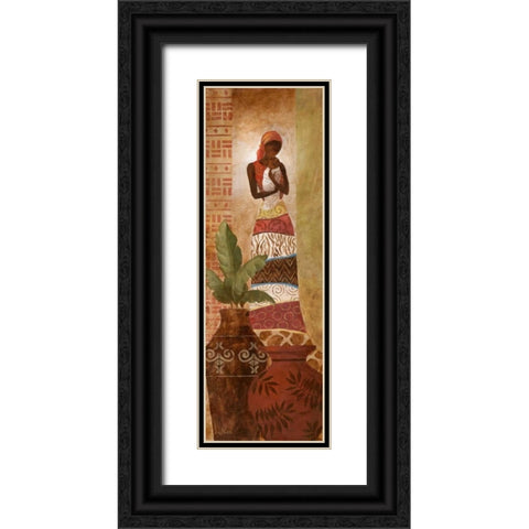 A Mothers Love I Black Ornate Wood Framed Art Print with Double Matting by Nan