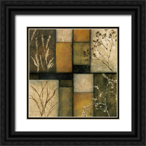 Autumn Detail II Black Ornate Wood Framed Art Print with Double Matting by Olson, Norm