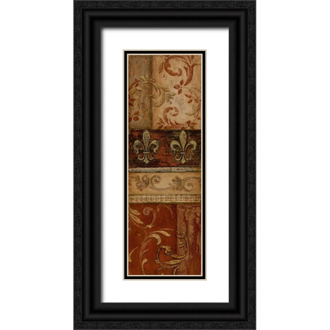Weathered Door II Black Ornate Wood Framed Art Print with Double Matting by Tava Studios