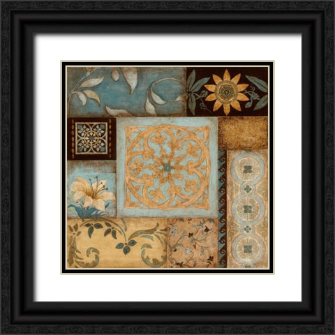 Moroccan Detail II Black Ornate Wood Framed Art Print with Double Matting by Tava Studios