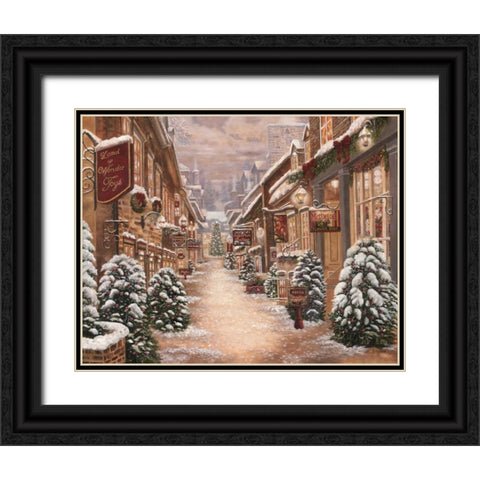 Land of Wonder Black Ornate Wood Framed Art Print with Double Matting by Brown, Betsy