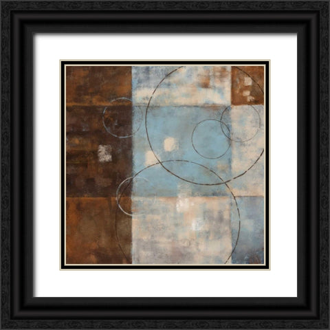 Double Vision I Black Ornate Wood Framed Art Print with Double Matting by Nan