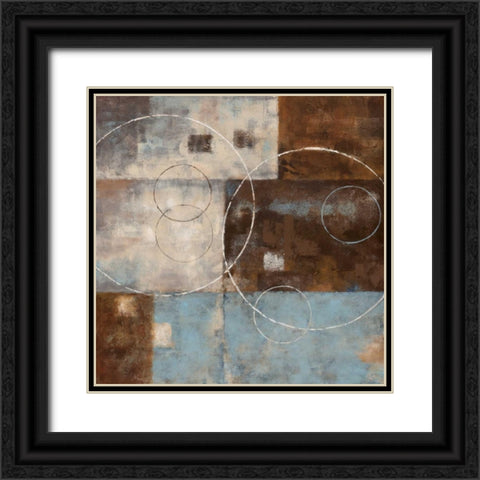 Double Vision II Black Ornate Wood Framed Art Print with Double Matting by Nan