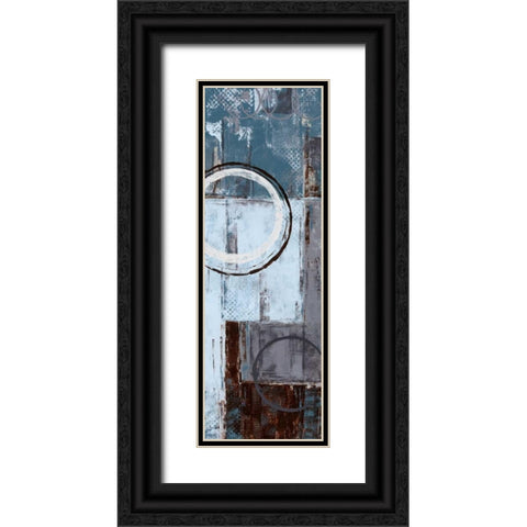 Cool Dance I Black Ornate Wood Framed Art Print with Double Matting by Donovan, Maria