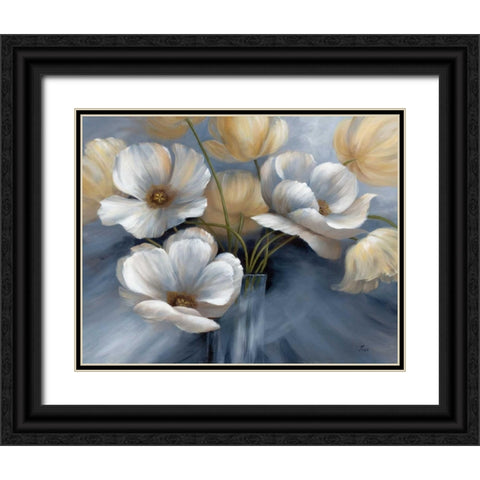 Scent of Summer I Black Ornate Wood Framed Art Print with Double Matting by Nan