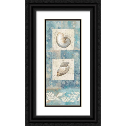 By the Sea I Black Ornate Wood Framed Art Print with Double Matting by Nan