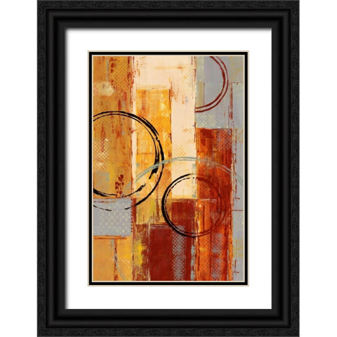 As It Goes II Black Ornate Wood Framed Art Print with Double Matting by Donovan, Maria
