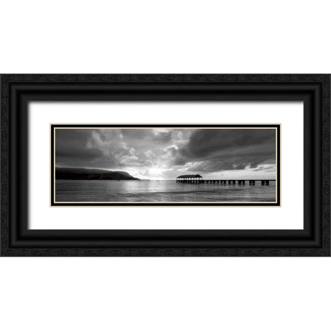 Kauai I Black Ornate Wood Framed Art Print with Double Matting by Frates, Dennis