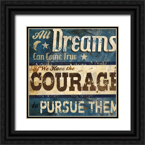 Dreams Black Ornate Wood Framed Art Print with Double Matting by Knutsen, Conrad