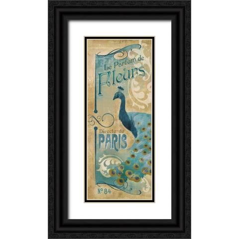 Le Parfum de Fleurs Black Ornate Wood Framed Art Print with Double Matting by Knutsen, Conrad