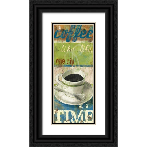 Wake Up II Black Ornate Wood Framed Art Print with Double Matting by Robinson, Carol
