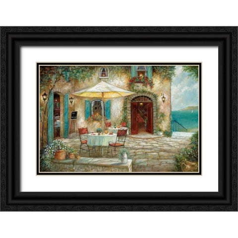 Casa DAmore Black Ornate Wood Framed Art Print with Double Matting by Manning, Ruane