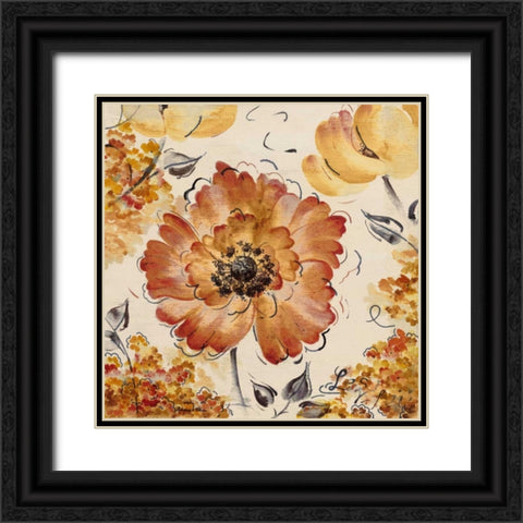 Feels Like Spring I Black Ornate Wood Framed Art Print with Double Matting by Henson, Richard