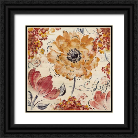 Feels Like Spring II Black Ornate Wood Framed Art Print with Double Matting by Henson, Richard