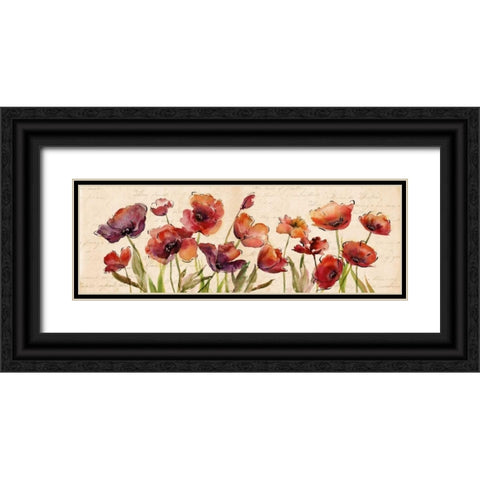 Bow To Summer I Black Ornate Wood Framed Art Print with Double Matting by Knutsen, Conrad