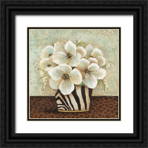 Exotic Touch II Black Ornate Wood Framed Art Print with Double Matting by Tava Studios