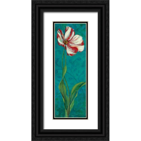 Sultans Garden I Black Ornate Wood Framed Art Print with Double Matting by Donovan, Maria